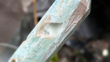 Load image into Gallery viewer, 4" Caribbean Calcite Crystal Pillar Tower Obelisk
