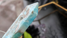 Load image into Gallery viewer, 4" Caribbean Calcite Crystal Pillar Tower Obelisk

