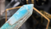 Load image into Gallery viewer, 4" Caribbean Calcite Crystal Pillar Tower Obelisk
