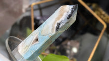 Load image into Gallery viewer, 4" Amazonite Crystal Pillar Tower Obelisk
