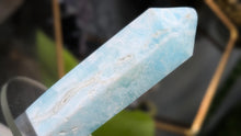 Load image into Gallery viewer, 4" Caribbean Calcite Crystal Pillar Tower Obelisk
