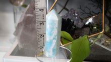 Load image into Gallery viewer, 4" Caribbean Calcite Crystal Pillar Tower Obelisk
