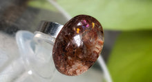 Load image into Gallery viewer, Lodolite Garden Quartz Crystal Adjustable Ring

