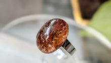 Load image into Gallery viewer, Lodolite Garden Quartz Crystal Adjustable Ring
