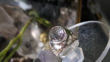 Load image into Gallery viewer, Faceted Amethyst Sterling Silver Ring w/Stand sz7.5
