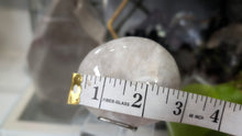 Load image into Gallery viewer, 3" Rose Quartz Crystal Palmstone (stand not Included)
