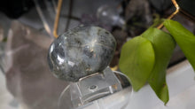 Load image into Gallery viewer, 3" Labradorite Crystal Palmstone (stand not Included)
