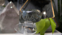 Load image into Gallery viewer, 2.5" Labradorite Crystal Palmstone (stand not Included)

