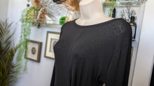 Load image into Gallery viewer, Pretty Little Things Black Sheer Long Top sz10
