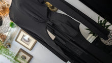 Load image into Gallery viewer, Pretty Little Things Black Sheer Long Top sz10
