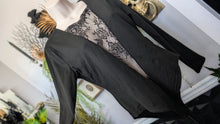 Load image into Gallery viewer, ChicMe Black Lace Body Suit Yoga Romper LG
