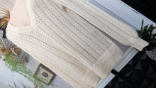 Load image into Gallery viewer, Signature Reitmans Ivory Mesh  Sweater MD
