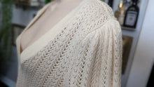 Load image into Gallery viewer, Signature Reitmans Ivory Mesh  Sweater MD
