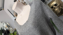 Load image into Gallery viewer, Roxy Grey Sweater Long Sleeve Dress MD-LG
