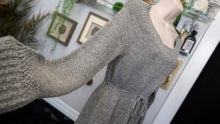 Load image into Gallery viewer, Roxy Grey Sweater Long Sleeve Dress MD-LG
