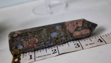 Load image into Gallery viewer, 4" Llanite Que Sera Crystal Tower Obelisk
