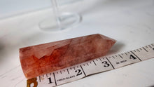 Load image into Gallery viewer, 3.5" Strawberry Quartz Crystal Pillar Tower

