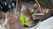 Load image into Gallery viewer, 3" Fluorite Smokey Quartz Crystal Pillar Tower
