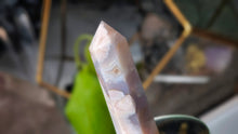 Load image into Gallery viewer, 3" Flower Agate Crystal Pillar Tower
