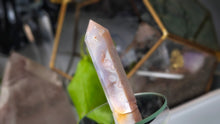 Load image into Gallery viewer, 3" Flower Agate Crystal Pillar Tower
