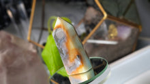 Load image into Gallery viewer, 3" Amazonite &amp; Pyrite Crystal Pillar Tower
