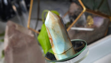 Load image into Gallery viewer, 3" Amazonite &amp; Pyrite Crystal Pillar Tower
