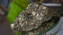 Load image into Gallery viewer, 3" Peru Pyrite Crystal Cluster

