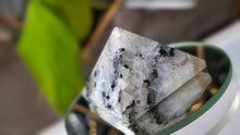 Load image into Gallery viewer, 2" Rainbow Moonstone Flash Crystal Pyramid
