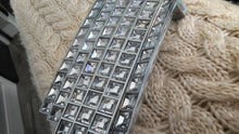 Load image into Gallery viewer, Rhinestone Crystal Bling Handles x5 (missing 2 gems) 5 &amp; 1/4" Hole Spacing
