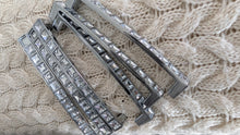 Load image into Gallery viewer, Rhinestone Crystal Bling Handles x5 (missing 2 gems) 5 &amp; 1/4" Hole Spacing
