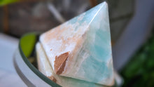 Load image into Gallery viewer, 2" Caribbean Calcite Crystal Pyramid
