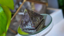 Load image into Gallery viewer, 1.5" Dragon Blood Jasper Stone Pyramid
