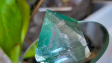 Load image into Gallery viewer, 1.5" Green Rainbow Fluorite Crystal Pyramid
