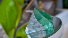 Load image into Gallery viewer, 1.5" Green Rainbow Fluorite Crystal Pyramid
