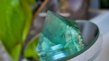 Load image into Gallery viewer, 1.5" Green Rainbow Fluorite Crystal Pyramid
