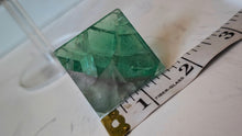 Load image into Gallery viewer, 1.5" Green Rainbow Fluorite Crystal Pyramid
