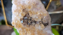 Load image into Gallery viewer, 3" Citrine Quartz &amp; Hematite Crystal Cluster
