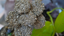 Load image into Gallery viewer, 4" Peru Pyrite Gold Crystal Cluster Mini Tree
