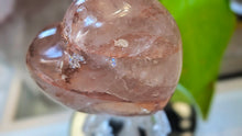 Load image into Gallery viewer, 3" Rainbow Strawberry Quartz Crystal Heart
