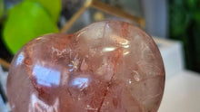 Load image into Gallery viewer, 3" Rainbow Strawberry Quartz Crystal Heart
