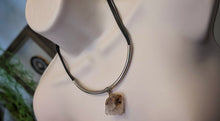 Load image into Gallery viewer, Burnt Clear Quartz Crystal Necklace
