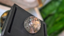 Load image into Gallery viewer, 1" Rare Lodolite Phantom Quartz Crystal Sphere in Case
