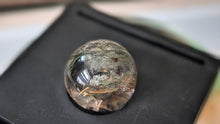 Load image into Gallery viewer, 1" Rare Lodolite Phantom Quartz Crystal Sphere in Case
