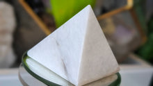 Load image into Gallery viewer, 2" White Onyx Stone Crystal Pyramid
