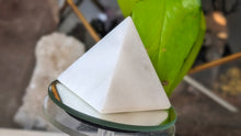 Load image into Gallery viewer, 2" White Onyx Stone Crystal Pyramid

