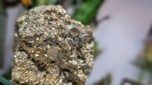 Load image into Gallery viewer, 3" Peru Pyrite Crystal Cluster
