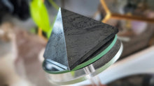 Load image into Gallery viewer, 2.5" Hematite Stone Crystal Pyramid

