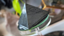 Load image into Gallery viewer, 2.5" Hematite Stone Crystal Pyramid
