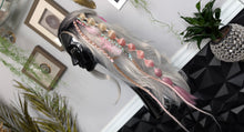 Load image into Gallery viewer, Pink &amp; Aqua Dread Lock Hair Clip Extensions (1pc)
