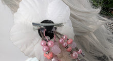 Load image into Gallery viewer, Pink Flower &amp; Feather Hair Clip (1pc)
